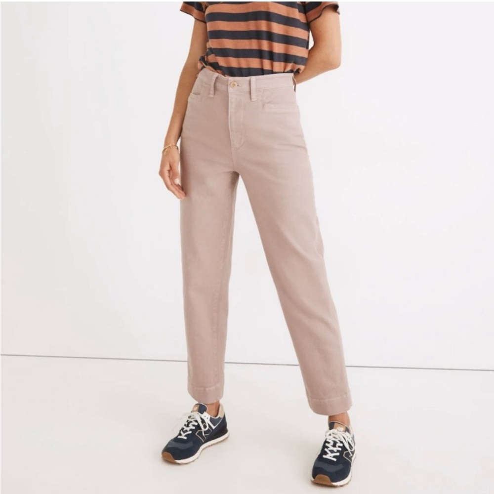 VGUC | Madewell Slim Emmett Pants | Dusty mauve/blush